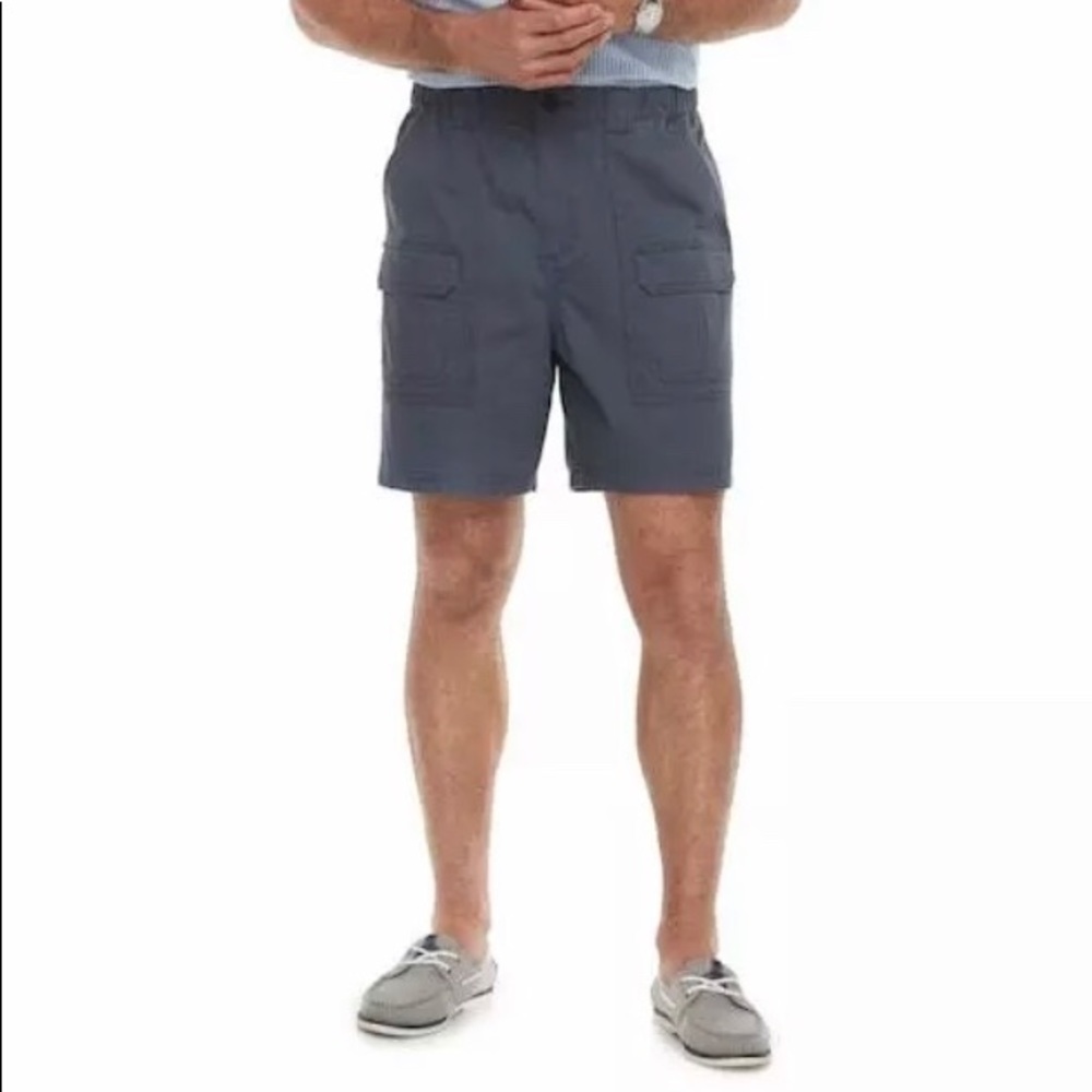 Charcoal gray men’s cargo shorts (020 CASTLEROCK)